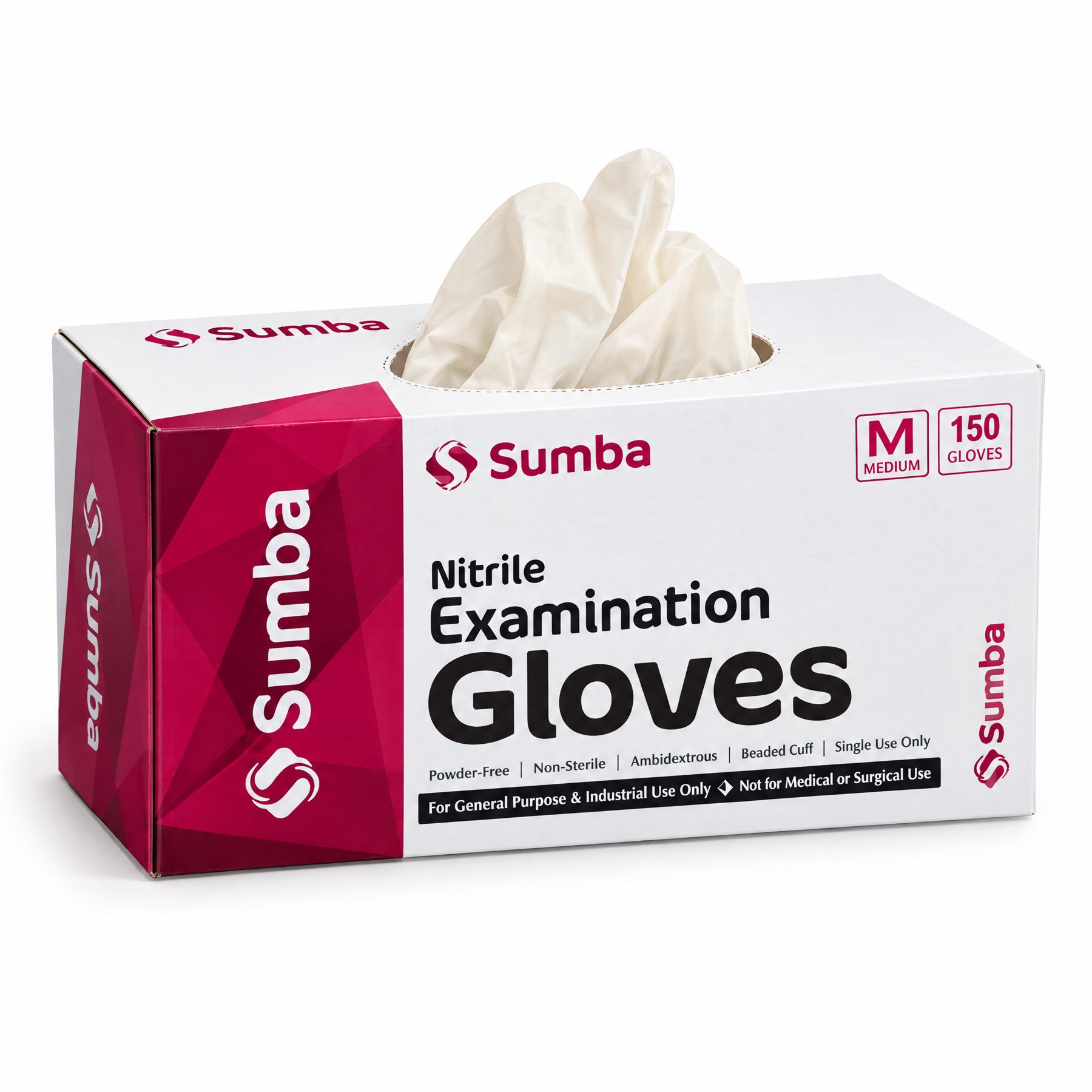 Sumba nitrile gloves size M box