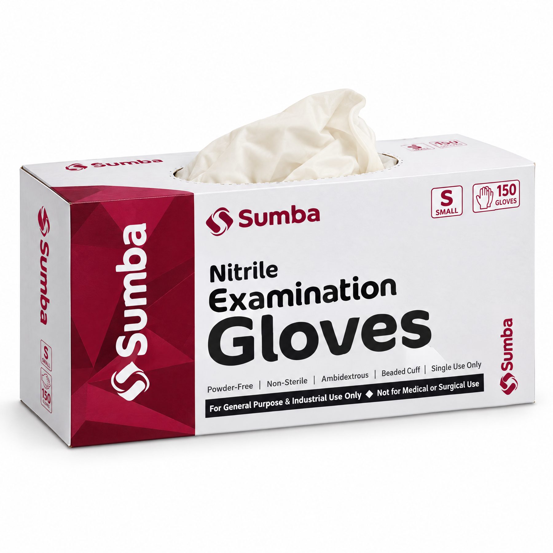 Sumba nitrile gloves size S box