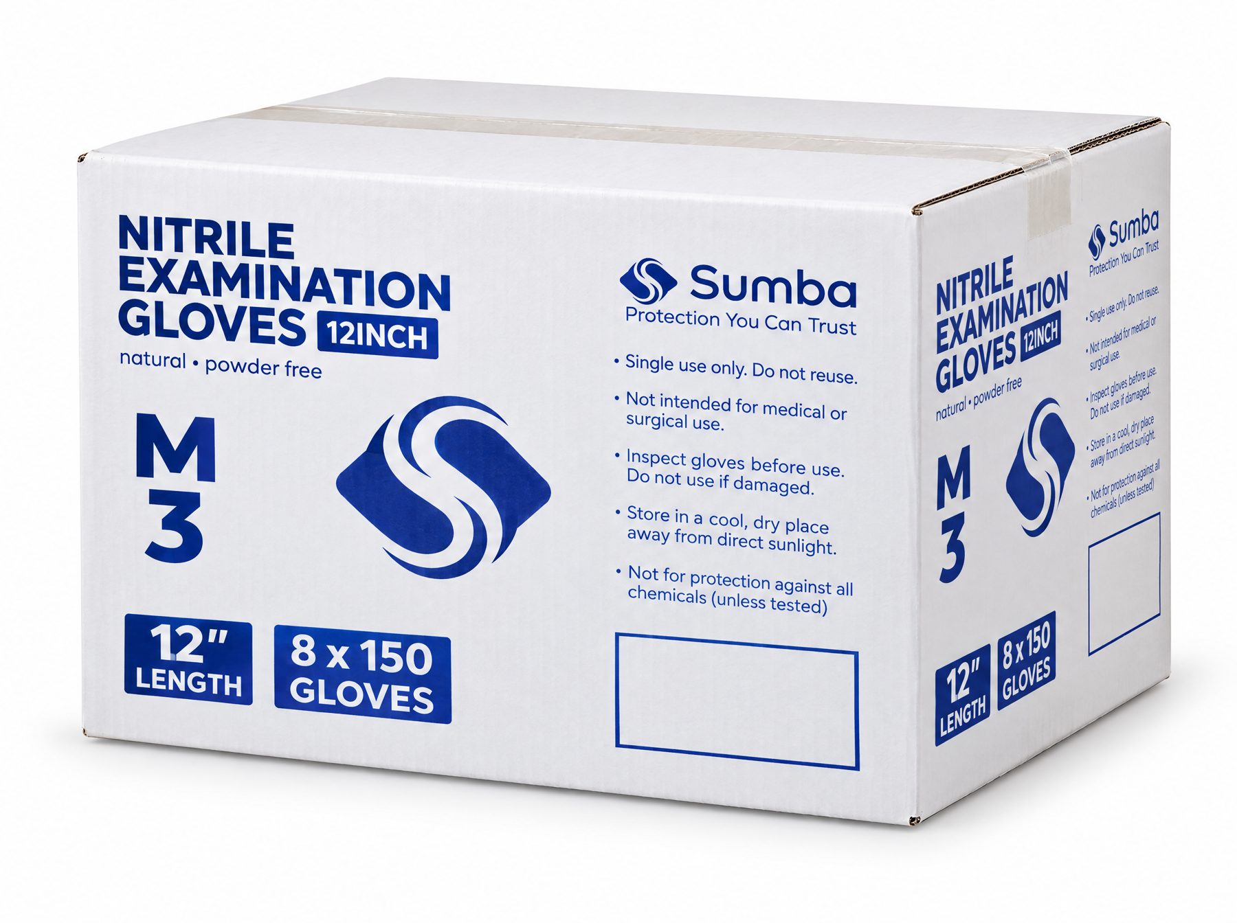 Sumba export shipping carton 8 x 150 gloves
